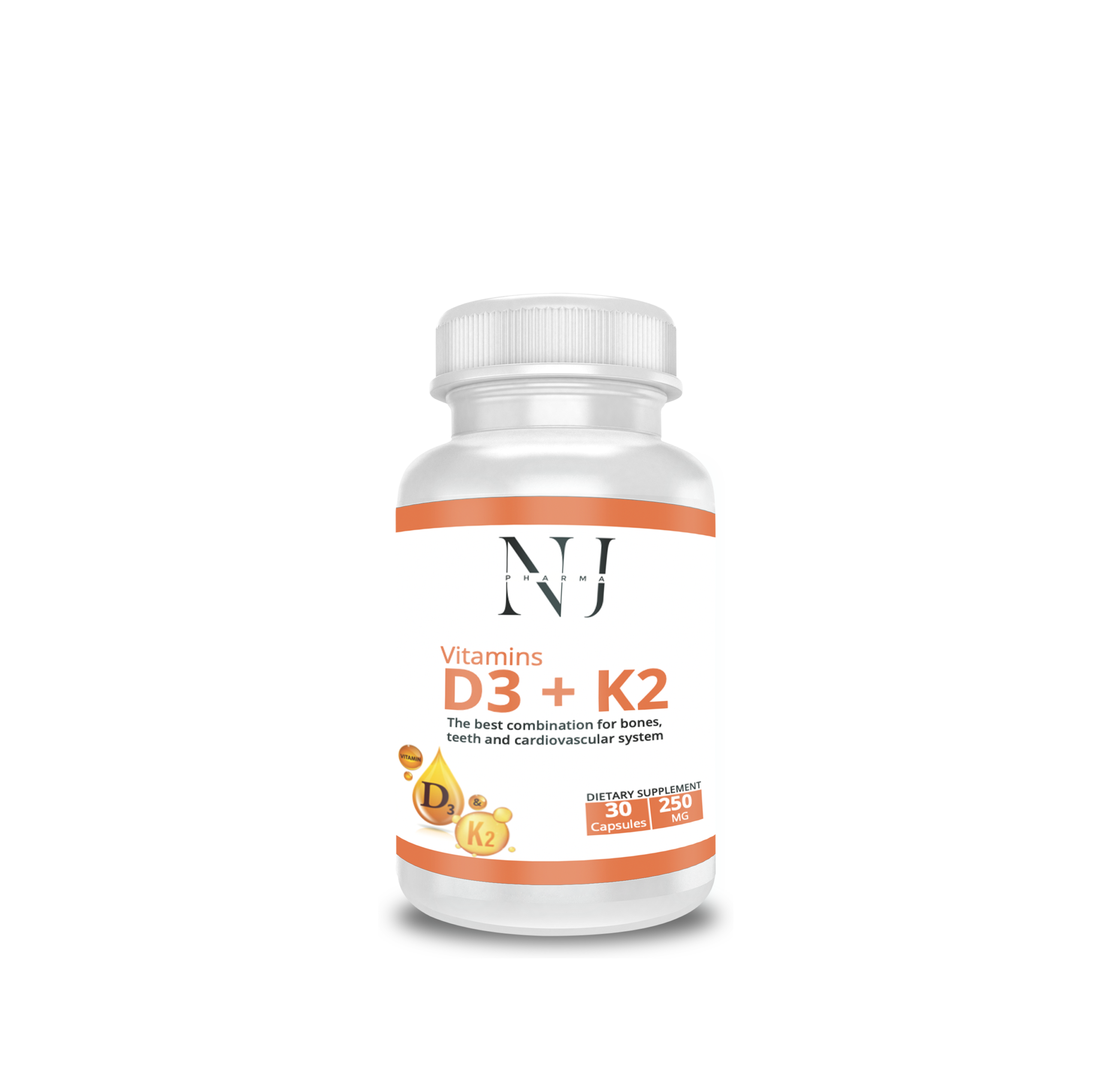 VITAMINES D3+K2 (30 gélules)